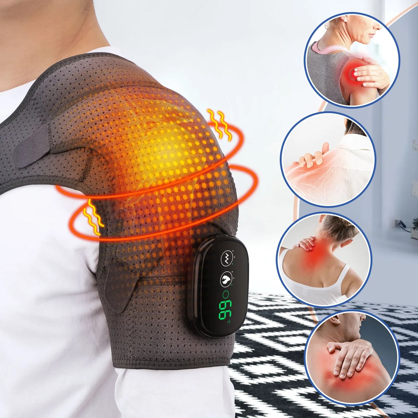 HeatWave Shoulder Massager