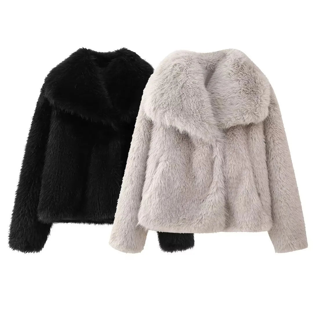 Oudina Luxe Faux Fur Coat