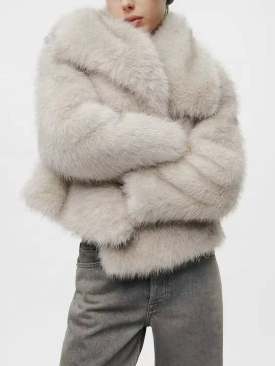 Oudina Luxe Faux Fur Coat